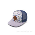 Flat Bill Hats 5 Panneau Camiker Hat